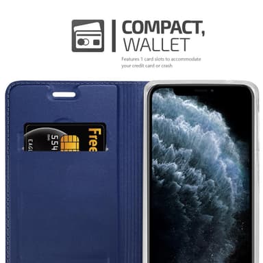 iPhone 11 PRO lommebokdeksel etui (blå)