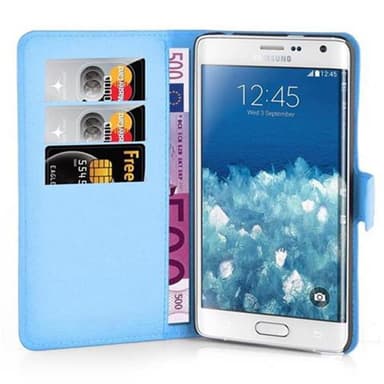 Samsung Galaxy NOTE EDGE Deksel Etui Case (blå)