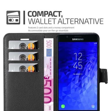 Samsung Galaxy J7 2018 Deksel Etui Case (svart)