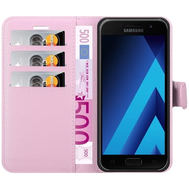 Samsung Galaxy A3 2017 Deksel Etui Case (rosa)