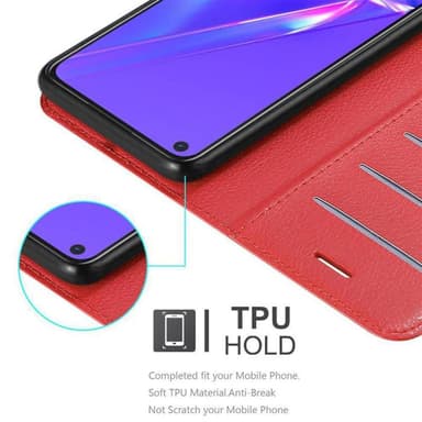Oppo A72 Deksel Etui Case (rød)