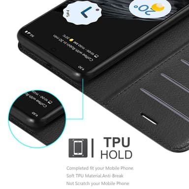 Google PIXEL 7 PRO Deksel Etui Case (Svart)