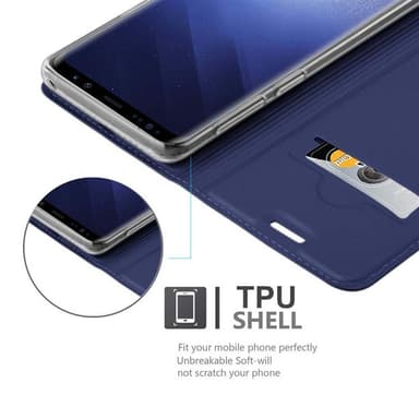 Samsung Galaxy S9 lommebokdeksel etui (blå)