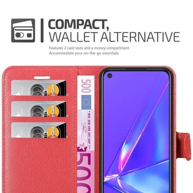 Oppo A72 Deksel Etui Case (rød)