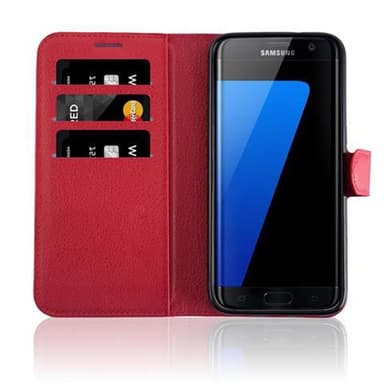 Samsung Galaxy S7 EDGE Deksel Etui Case (rød)