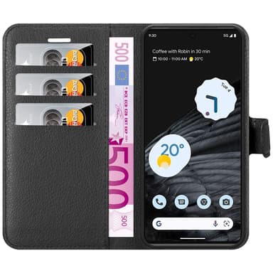 Google PIXEL 7 PRO Deksel Etui Case (Svart)