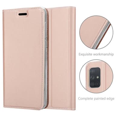 Samsung Galaxy A71 4G lommebokdeksel etui (rosa)