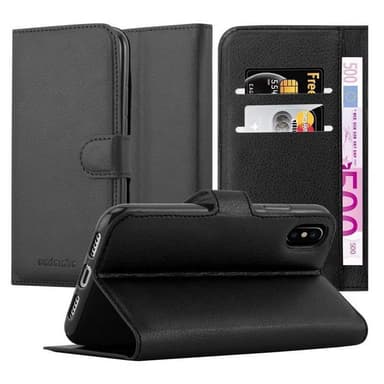 iPhone XS MAX Deksel Etui Case (svart)