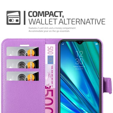 Realme 5 PRO / Realme Q Deksel Etui Case (lilla)