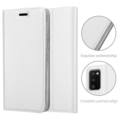 Samsung Galaxy A41 lommebokdeksel etui (sølv)