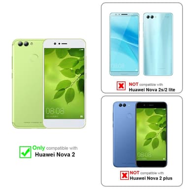 Huawei NOVA 2 Deksel Etui Case (rød)
