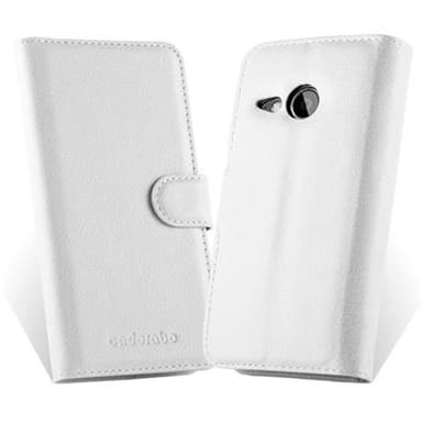 HTC ONE M8 MINI Deksel Etui Case (hvit)