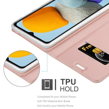 Samsung Galaxy M23 5G lommebokdeksel etui (rosa)