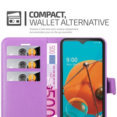 LG KQ51 Deksel Etui Case (lilla)