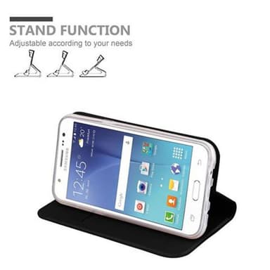 Samsung Galaxy J5 2015 lommebokdeksel etui (svart)