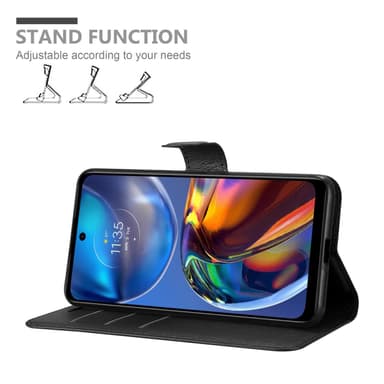 Motorola MOTO E32 4G / E32S Deksel Etui Case (Svart)