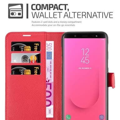 Samsung Galaxy J8 2018 Deksel Etui Case (rød)