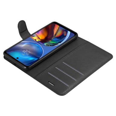 Motorola MOTO E32 4G / E32S Deksel Etui Case (Svart)