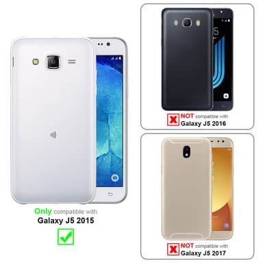 Samsung Galaxy J5 2015 Deksel Etui Case (rød)