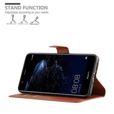 Huawei P10 LITE Deksel Etui Case (brun)