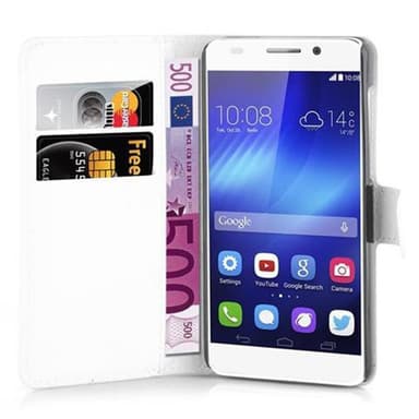 Honor 6 Deksel Etui Case (hvit)