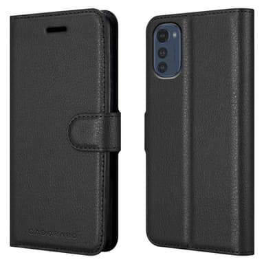 Motorola MOTO E32 4G / E32S Deksel Etui Case (Svart)