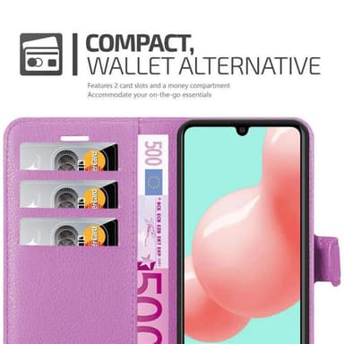 Samsung Galaxy A41 Deksel Etui Case (lilla)