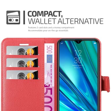Realme 5 PRO / Realme Q Deksel Etui Case (rød)