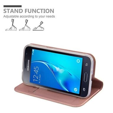 Samsung Galaxy J1 2016 lommebokdeksel etui (rosa)