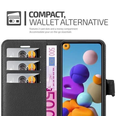 Samsung Galaxy A21 Deksel Etui Case (svart)