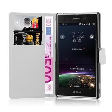 Sony Xperia Z1 Deksel Etui Case (hvit)
