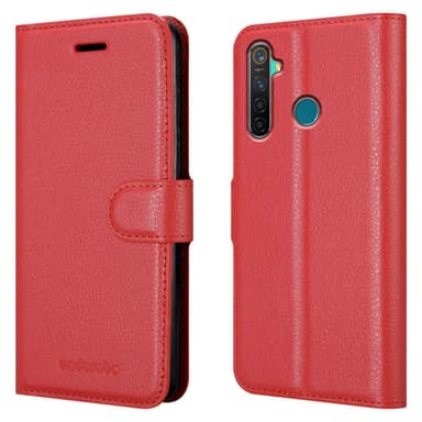 Realme 5 PRO / Realme Q Deksel Etui Case (rød)
