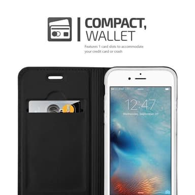 iPhone 6 / 6S lommebokdeksel etui (sølv)