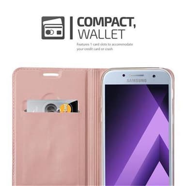 Samsung Galaxy A5 2017 lommebokdeksel etui (rosa)