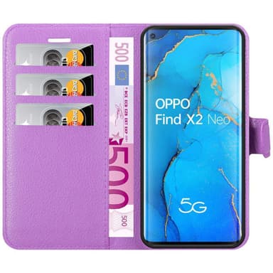 Oppo FIND X2 NEO Deksel Etui Case (lilla)