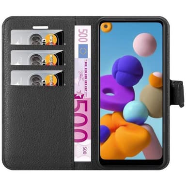 Samsung Galaxy A21 Deksel Etui Case (svart)