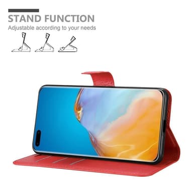 Huawei P40 PRO / P40 PRO+ Deksel Etui Case (rød)