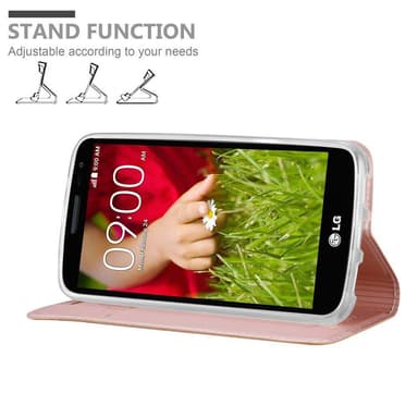 LG G2 MINI lommebokdeksel etui (rosa)
