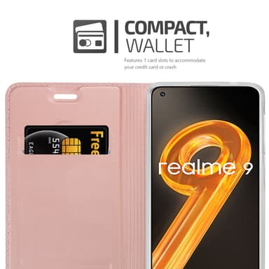 Realme 9 4G / 9 PRO+ lommebokdeksel etui (rosa)