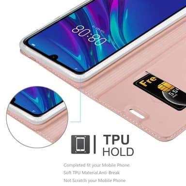 Huawei Y6 2019 lommebokdeksel etui (rosa)