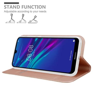Huawei Y6 2019 lommebokdeksel etui (rosa)