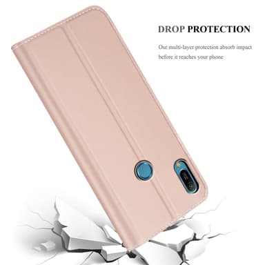 Huawei Y6 2019 lommebokdeksel etui (rosa)