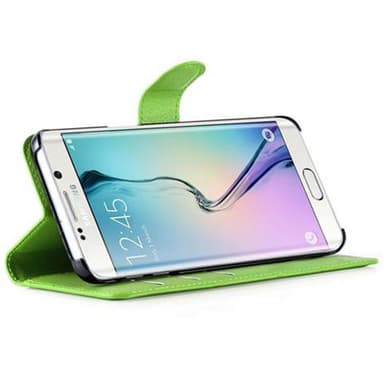 Samsung Galaxy S6 EDGE Deksel Etui Case (grønn)