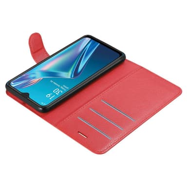 Oppo A12 Deksel Etui Case (rød)