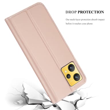 Realme 9 4G / 9 PRO+ lommebokdeksel etui (rosa)