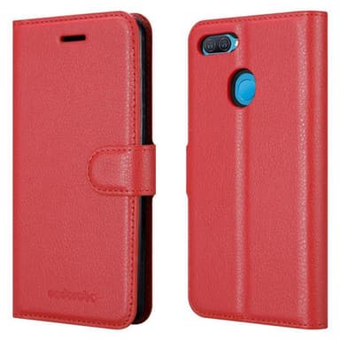 Oppo A12 Deksel Etui Case (rød)