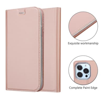 iPhone 13 PRO MAX lommebokdeksel etui (rosa)