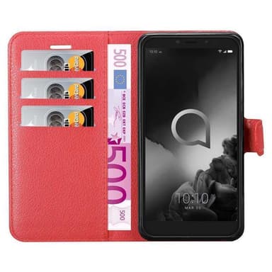 Alcatel 1C 2019 Deksel Etui Case (rød)