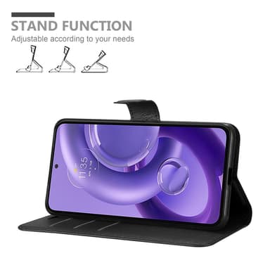 Motorola EDGE 30 NEO Deksel Etui Case (Svart)
