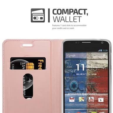 Motorola MOTO G2 lommebokdeksel etui (rosa)